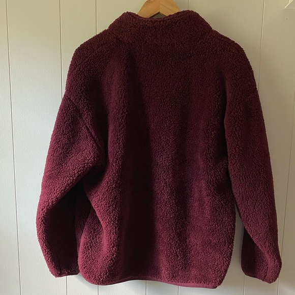 Pink Victoria’s Secret Sherpa zip up jacket. Size medium - Picture 4 of 5